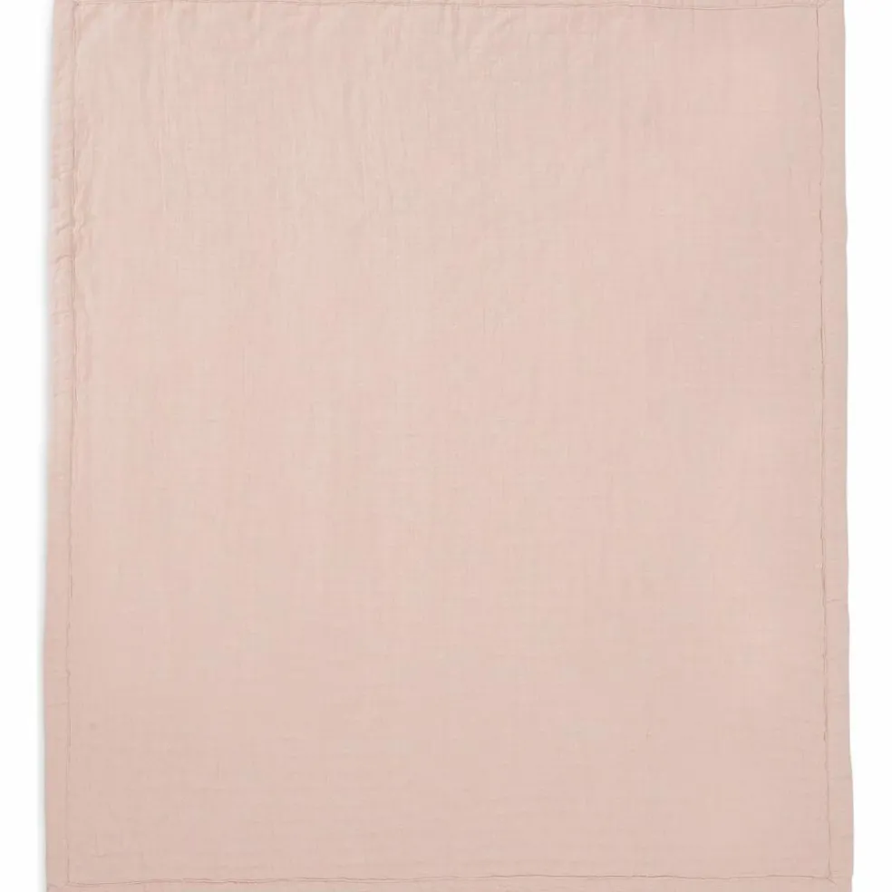 Couverture en gaze de coton Jacquard Wild Rose (75 x 100 cm)