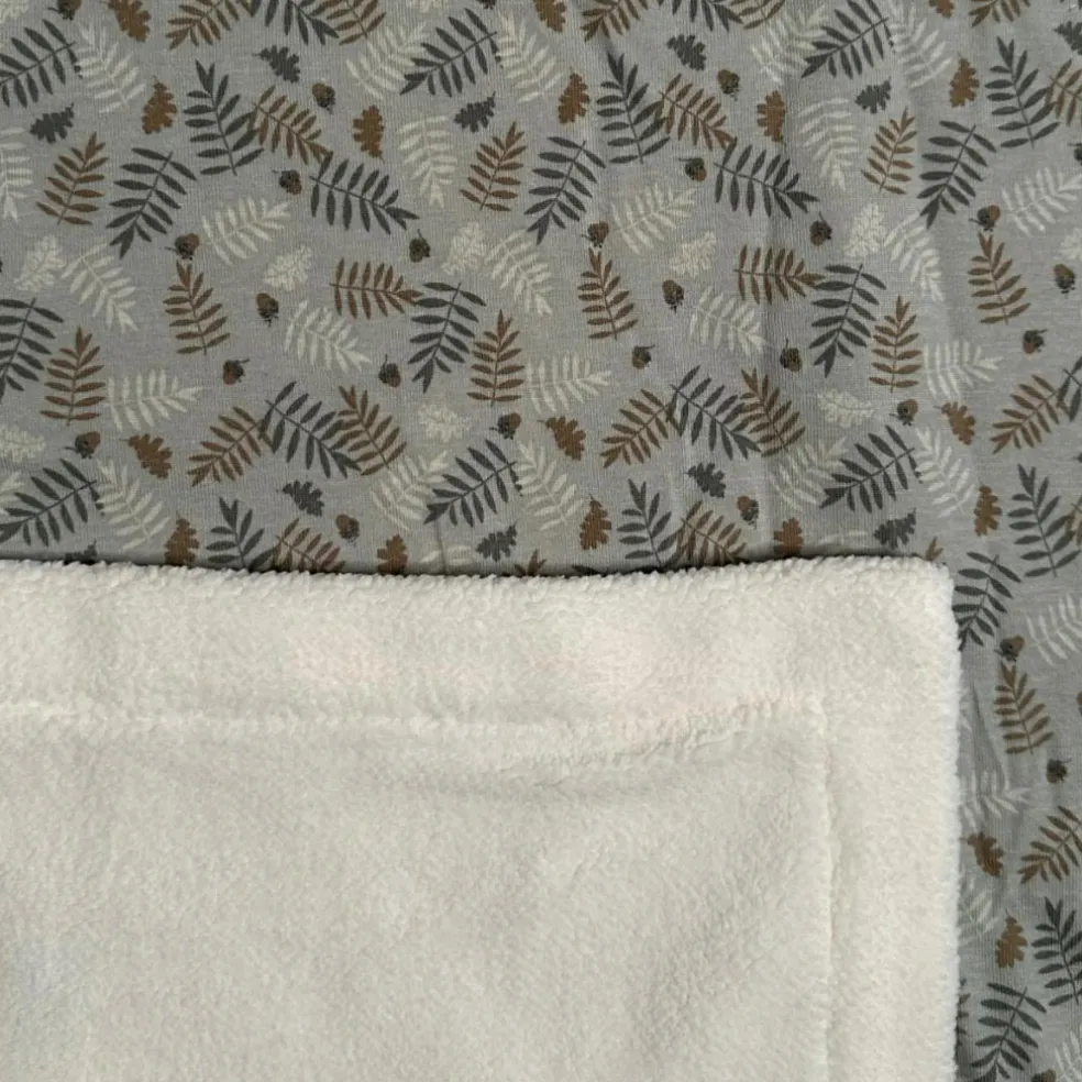 Couverture en jersey Blanket Winter forrest green