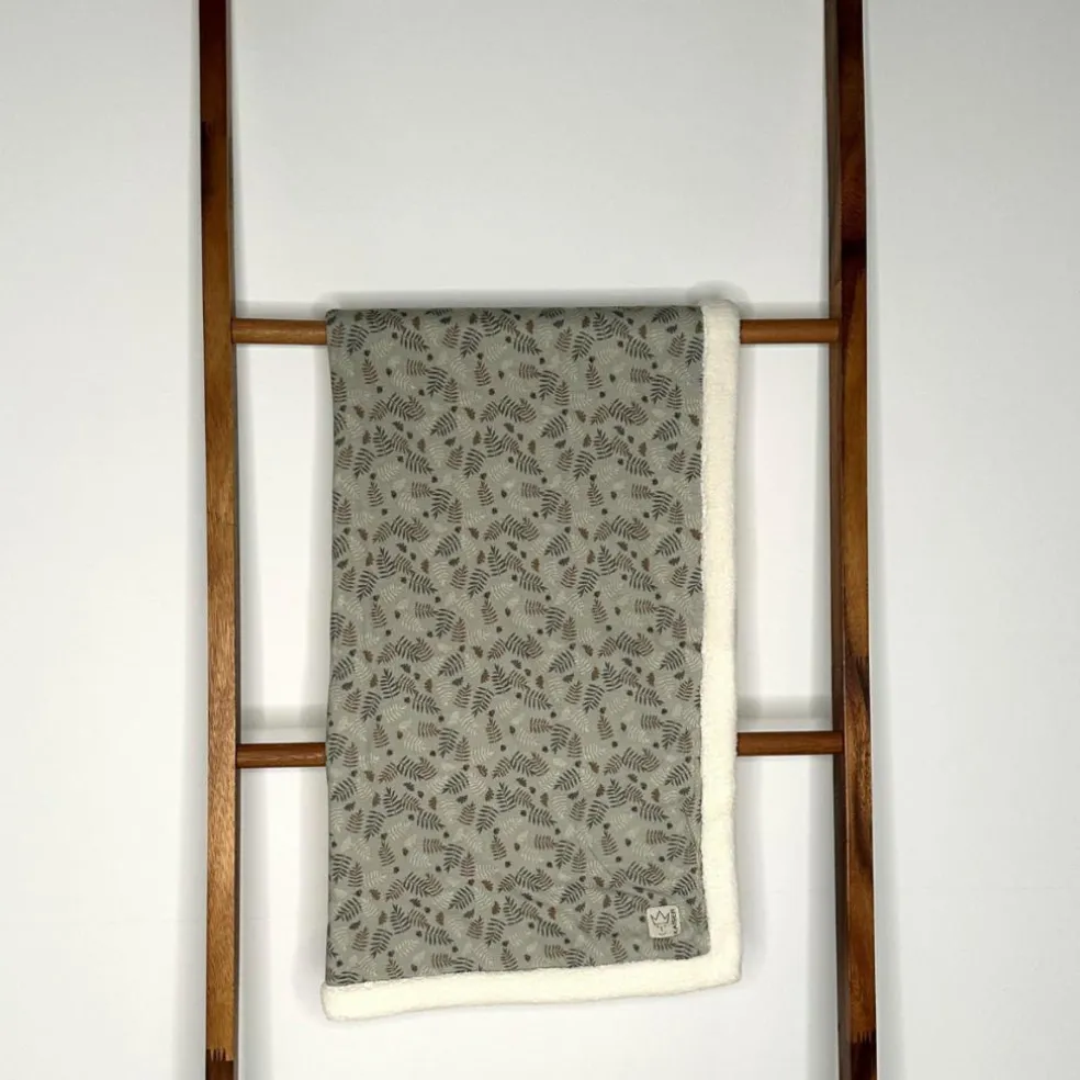 Couverture en jersey Blanket Winter forrest green