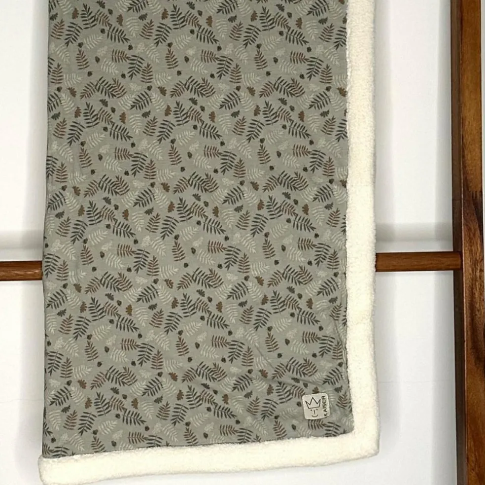 Couverture en jersey Blanket Winter forrest green