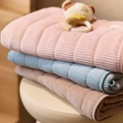 Couverture en jersey Velvet Rib Wild Rose (75 x 100 cm)