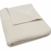 Couverture en polaire Basic Knit Oatmeal (100 x 150 cm)