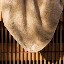 Couverture en polaire Basic Warm Sand (100 x 150 cm)