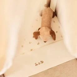 Couverture en polaire Box Knit Warm Sand (100 x 150 cm)