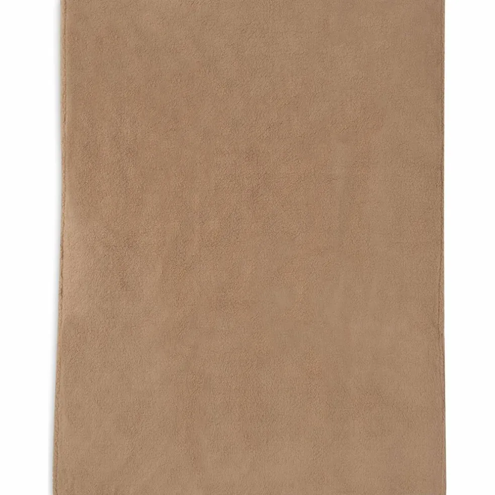 Couverture en polaire Check Knit Biscuit (100 x 150 cm)