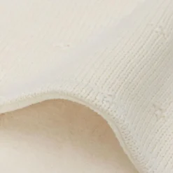 Couverture en polaire Cosy Knit Ivory (100 x 150 cm)