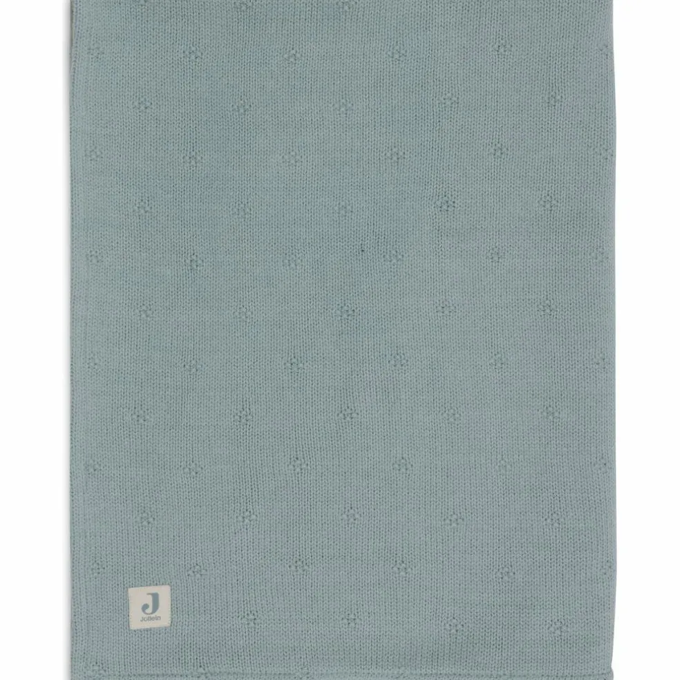 Couverture en polaire Cosy Knit Sea Green (100 x 150 cm)