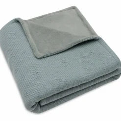 Couverture en polaire Cosy Knit Sea Green (75 x 100 cm)