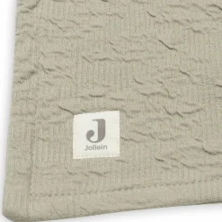 Couverture en polaire Soft Waves Olive Green (75 x 100 cm)