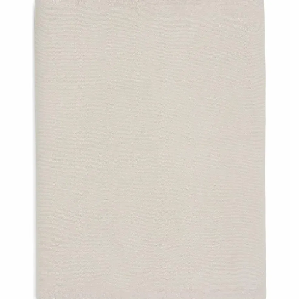 Couverture en tricot Basic Knit Oatmeal (75 x 100 cm)