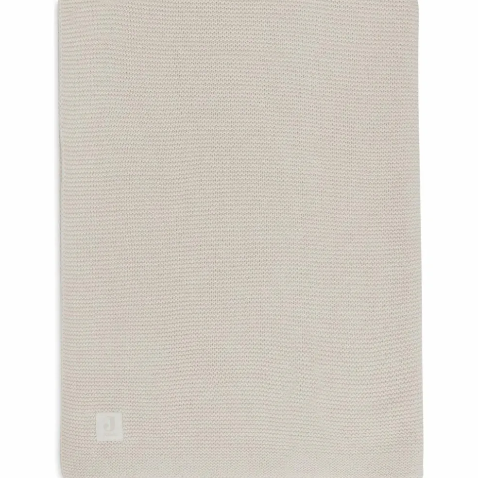 Couverture en tricot Basic Knit Oatmeal (75 x 100 cm)
