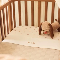 Couverture en tricot Box Knit Warm Sand (100 x 150 cm)