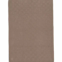 Couverture en tricot Box Knit Milky Coffee (75 x 100 cm)