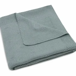 Couverture en tricot Cosy Knit Sea Green (75 x 100 cm)