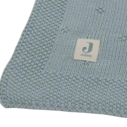 Couverture en tricot Cosy Knit Sea Green (75 x 100 cm)