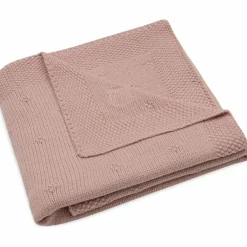 Couverture en tricot Cosy Knit Wild Rose (75 x 100 cm)