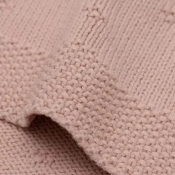 Couverture en tricot Cosy Knit Wild Rose (75 x 100 cm)