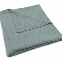 Couverture en tricot Cosy Knit Sea Green (100 x 150 cm)