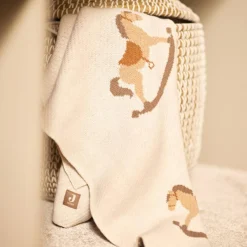 Couverture en tricot Nostalgic Ride (75 x 100 cm)