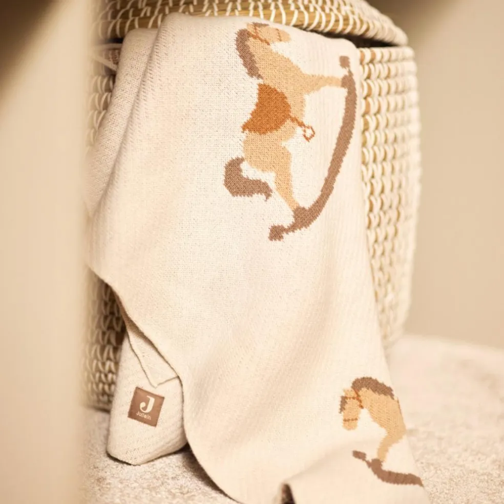 Couverture en tricot Nostalgic Ride (75 x 100 cm)