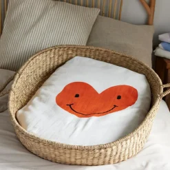 Couverture Happy Rascals Coeur (100 x 100 cm)