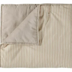 Couverture matelassée Faro Rayé Ambre (100 x 140 cm)