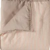 Couverture matelassée Faro Rayé Peach (100 x 140 cm)