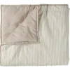 Couverture matelassée Faro Rayé Lin (100 x 140 cm)