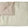 Couverture matelassée Faro Rayé Tilleul (100 x 140 cm)