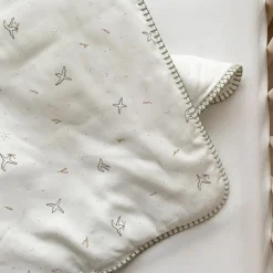 Couverture matelassée l'Envolée Cyprès (75 x 100 cm)