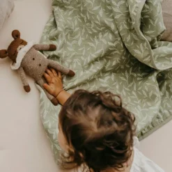 Couverture mi-saison Leaves (75 x 100 cm)