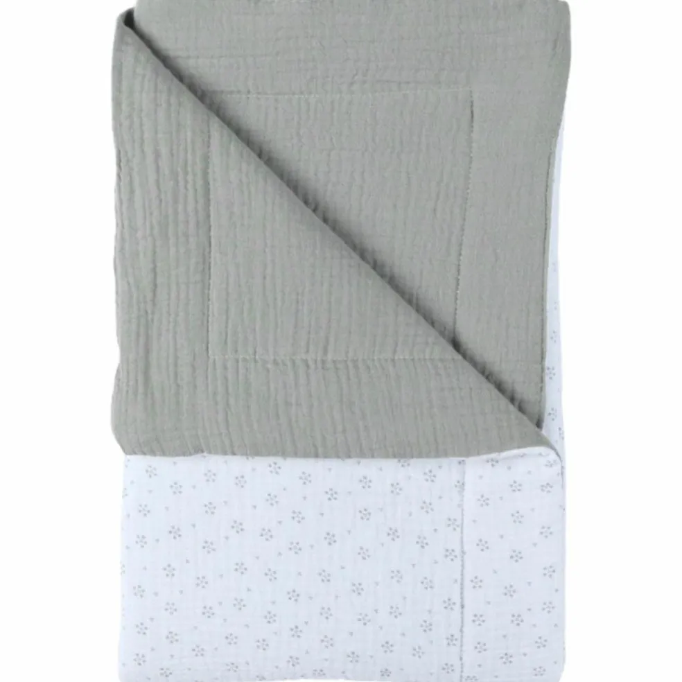 Couverture mousseline Smart flowers (75 x 100 cm)