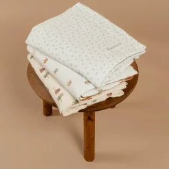 Couverture mousseline Smart flowers (75 x 100 cm)