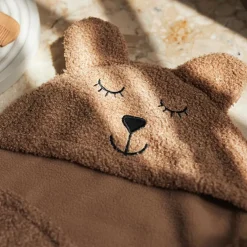 Couverture nomade Bear Boucle Biscuit (0-3 mois)