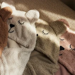 Couverture nomade Bear Boucle Olive Green (0-3 mois)