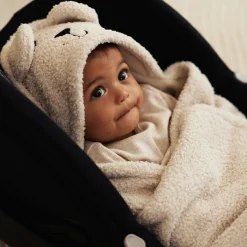Couverture nomade Bear Boucle Oatmeal (0-3 mois)