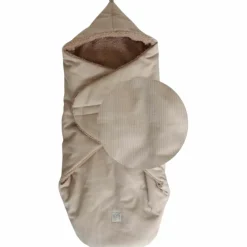 Couverture nomade CALLIE CORD sand shell