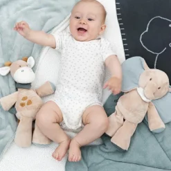 Couverture réversible en coton Luna & Axel (75 x 100 cm)