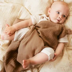 Couverture Sesame en mousseline de coton bio Wabi-Sabi (65x100 cm)