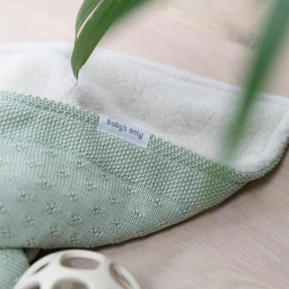 Couverture Teddy Mood Laurel Green (70 x 95 cm)