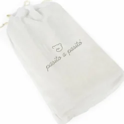 Couverture tricot bébé beige (75 x 100 cm)