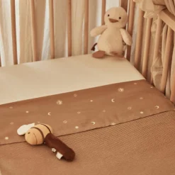 Couverture tricotée Basic Knit Biscuit (75 x 100 cm)