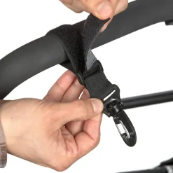 Crochets attache poussette noir