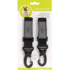 Crochets attache poussette noir