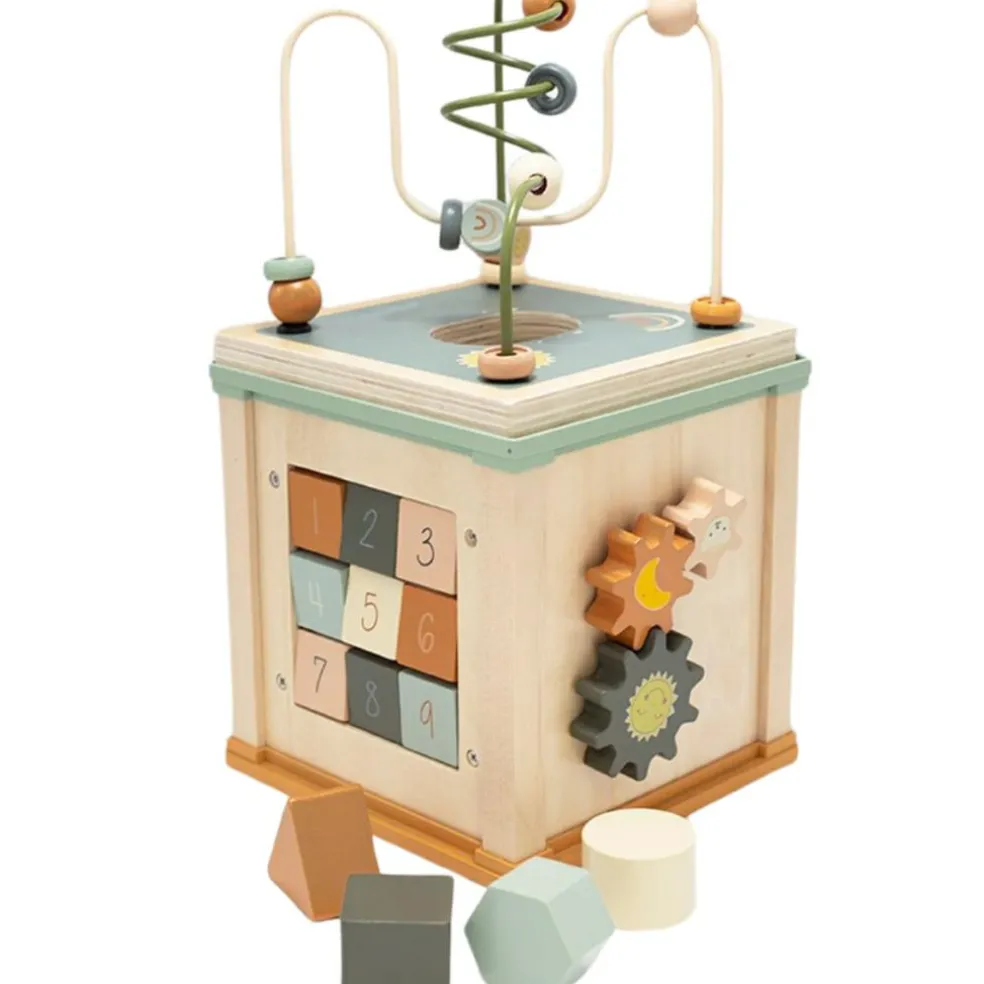 Cube d'activités en bois