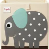Cube de rangement en tissu Eléphant