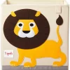 Cube de rangement en tissu Lion