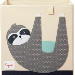 Cube de rangement en tissu Paresseux