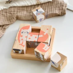 Cube Puzzle en bois Little Mateys