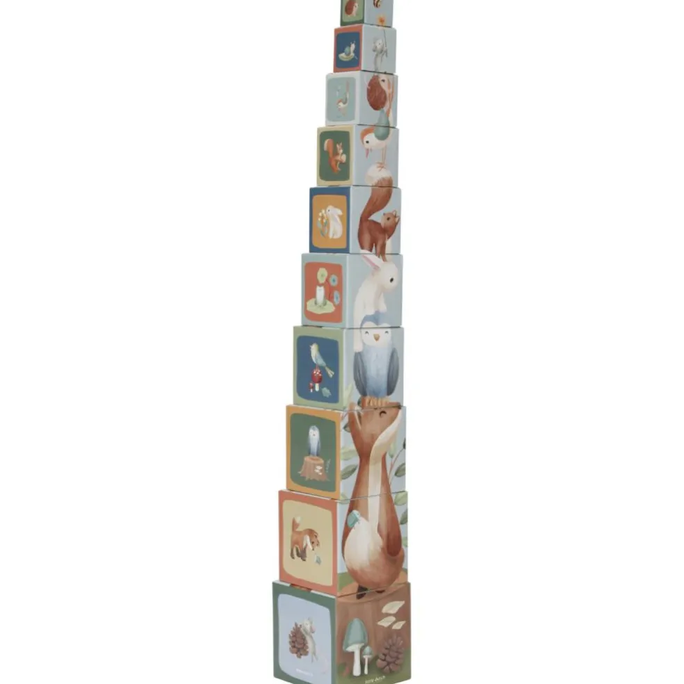 Cubes à empiler en carton FSC Forest Friends